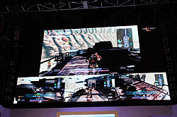 画像ギャラリー No.011のサムネイル画像 / ［TGS 2009］Co-opプレイ最大の見せ場となるEpisode 3を披露！　「ロスト プラネット 2 最新プレイアブルデモステージ」レポート
