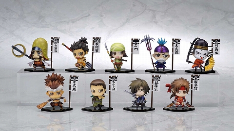 画像ギャラリー No.001のサムネイル画像 / 「戦国BASARA」ワンコインフィギュア“第参陣”,5月に発売