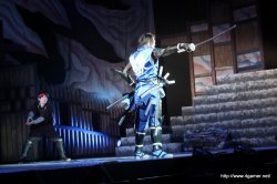 画像ギャラリー No.009のサムネイル画像 / 「戦国BASARA」のファンであれば楽しめること間違いなし！　本日から公演が開始された舞台「戦国BASARA〜蒼紅共闘〜」のゲネプロをレポート