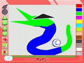 画像ギャラリー No.001のサムネイル画像 / お絵かきADV 「かく!うごく!つかまえる!せんせいWii」配信開始