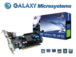 画像ギャラリー No.001のサムネイル画像 / Galaxy,オリジナルクーラー搭載のGeForce 210&GT 220カード