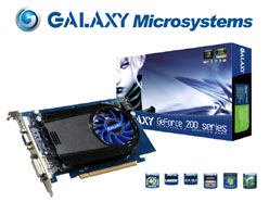 画像ギャラリー No.002のサムネイル画像 / Galaxy,オリジナルクーラー搭載のGeForce 210&GT 220カード
