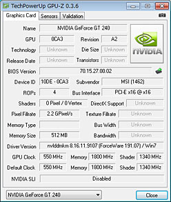 画像ギャラリー No.021のサムネイル画像 / 99ドルのDX 10.1対応エントリーミドルGPU,「GeForce GT 240」レビュー掲載