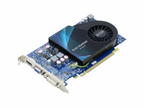 画像ギャラリー No.001のサムネイル画像 / ELSA,シングルスロット仕様でGDDR5メモリ搭載のGT 240カード