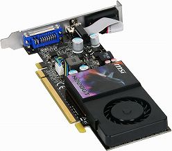 画像ギャラリー No.001のサムネイル画像 / Low Profile仕様のGT 220搭載カードがMSIから登場