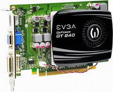 画像ギャラリー No.001のサムネイル画像 / EVGA製GT 240搭載カードがリンクスから1万円前後で発売