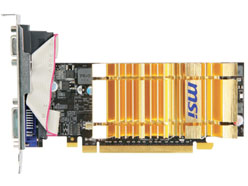 画像ギャラリー No.001のサムネイル画像 / MSI，GeForce 210搭載のLow Profileファンレスカードを出荷開始