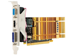 画像ギャラリー No.002のサムネイル画像 / MSI，GeForce 210搭載のLow Profileファンレスカードを出荷開始