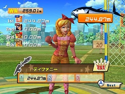 画像ギャラリー No.001のサムネイル画像 / 「珍スポーツ」に収録された3種類の競技や,登場キャラクターの一部を紹介