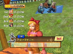 画像ギャラリー No.019のサムネイル画像 / 「珍スポーツ」に収録された3種類の競技や,登場キャラクターの一部を紹介