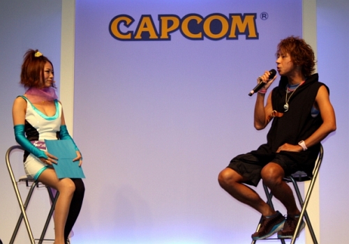 画像ギャラリー No.005のサムネイル画像 / ［TGS 2009］次元を超えて，ついに“流星”と“エグゼ”のロックマンが競演！　「ロックマン エグゼ オペレートシューティングスター」のステージイベントの模様をレポート