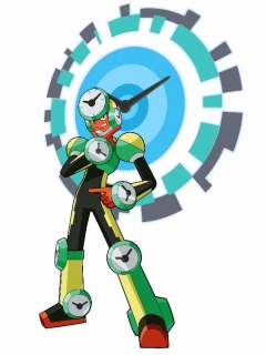 画像ギャラリー No.006のサムネイル画像 / 「ロックマン エグゼ オペレートシューティングスター」,新シナリオに登場する“クロックマン”を紹介