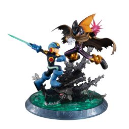 画像ギャラリー No.002のサムネイル画像 / 「ロックマン エグゼ」のロックマンとフォルテの激闘シーンをイメージしたフィギュアが12月下旬に発売決定