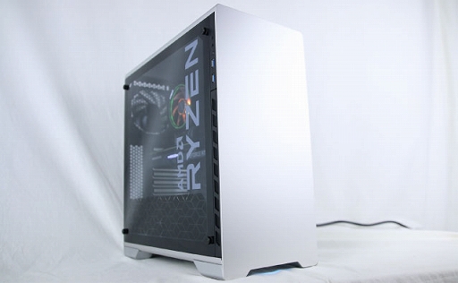 画像ギャラリー No.001のサムネイル画像 / Stormの白いアルミケース採用ゲームPCにRyzen 9モデルが追加