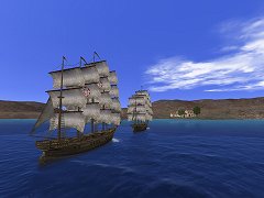 画像ギャラリー No.003のサムネイル画像 / 「大航海時代 Online 〜El Oriente〜」大規模対人戦「大海戦」の変化によって,国家が得られるメリットはより大きなものに