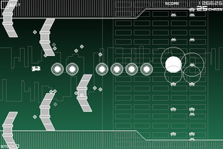 画像ギャラリー No.002のサムネイル画像 / iPhone用「SPACE INVADERS INFINITY GENE」で横画面モード追加などのアップデート実施。ダライアスなどとコラボした追加コンテンツパック発売