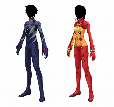 画像ギャラリー No.001のサムネイル画像 / 「ファンタシースターポータブル2」,「ヱヴァンゲリヲン新劇場版・破」とコラボ。アスカとカヲルのスーツを配信