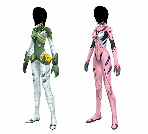 画像ギャラリー No.002のサムネイル画像 / 「ファンタシースターポータブル2」,「ヱヴァンゲリヲン新劇場版・破」とコラボ。アスカとカヲルのスーツを配信