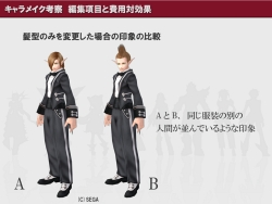 画像ギャラリー No.001のサムネイル画像 / ［CEDEC 2010］膨大なバリエーションをどう生み出すか。「ファンタシースターポータブル2」に見る，キャラクターメイクへのアプローチ