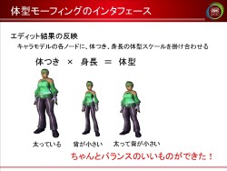 画像ギャラリー No.040のサムネイル画像 / ［CEDEC 2010］膨大なバリエーションをどう生み出すか。「ファンタシースターポータブル2」に見る，キャラクターメイクへのアプローチ