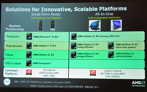 画像ギャラリー No.013のサムネイル画像 / AMD,2009年下半期のPC戦略説明会を開催。未発表CPUの投入公表や,新たなバッテリー駆動時間表示法の提案も