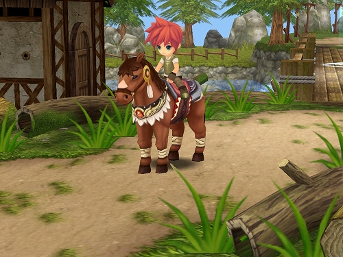 画像ギャラリー No.002のサムネイル画像 / 「レジェンド オブ エッダ」,OBT参加者に「栗毛馬(7日)」をプレゼント