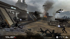画像ギャラリー No.006のサムネイル画像 / 「EVE Online」と連携できるPS3用FPS「DUST 514」のプレイシーンが初公開に。両タイトル間でチャットできるだけでなく,援護要請も可能だ