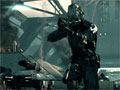 「EVE Online」と連携できるPS3用FPS「DUST 514」のプレイシーンが初公開に。両タイトル間でチャットできるだけでなく，援護要請も可能だ