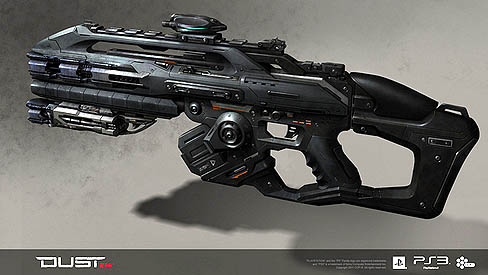 画像ギャラリー No.001のサムネイル画像 / PlayStation 3向けのFPS「DUST 514」に登場する,兵士用の銃器に関する詳細な情報が公開