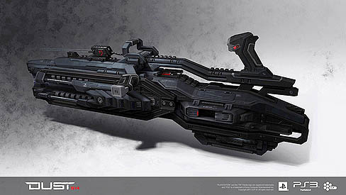 画像ギャラリー No.002のサムネイル画像 / PlayStation 3向けのFPS「DUST 514」に登場する,兵士用の銃器に関する詳細な情報が公開