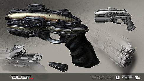 画像ギャラリー No.003のサムネイル画像 / PlayStation 3向けのFPS「DUST 514」に登場する,兵士用の銃器に関する詳細な情報が公開