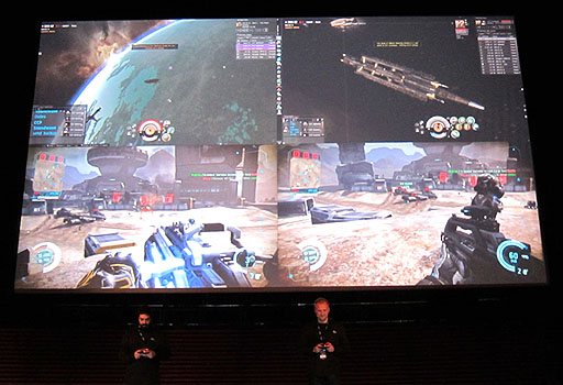 画像ギャラリー No.006のサムネイル画像 / 「DUST 514」の戦闘シーンが「EVE FANFEST 2012」で初のお披露目。EVE Onlineファンも納得のフィーチャーとは