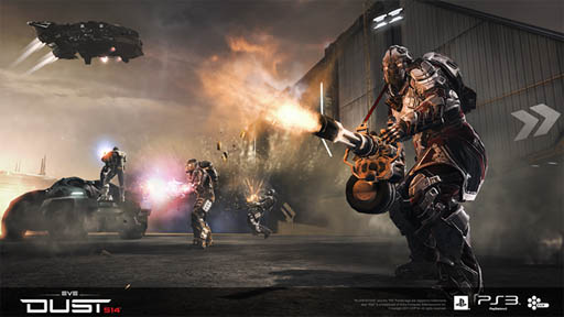画像ギャラリー No.002のサムネイル画像 / PlayStation 3向けオンラインFPS「DUST 514」が,オープンβテストを目前にプレスイベントで公開。果たしてその仕上がりは