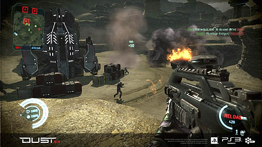 画像ギャラリー No.007のサムネイル画像 / PlayStation 3向けオンラインFPS「DUST 514」が,オープンβテストを目前にプレスイベントで公開。果たしてその仕上がりは