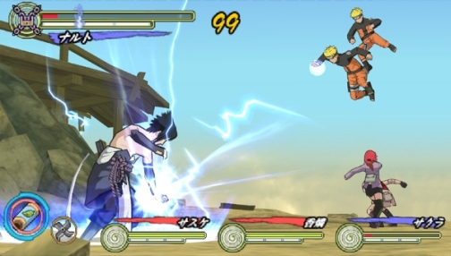 画像ギャラリー No.014のサムネイル画像 / PSP対戦アクション「NARUTO-ナルト-疾風伝 ナルティメットアクセル3」最新情報,最大4人の通信対戦に対応し,2009年冬発売