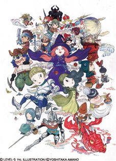 画像ギャラリー No.002のサムネイル画像 / 「ファンタジーライフ」天野喜孝氏の描いたイメージイラストが公開。早期購入者特典のミニサントラCDのジャケットデザインとして使用されることも決定