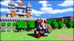 画像ギャラリー No.002のサムネイル画像 / キャラエディットも可能！「3Dドットゲームヒーローズ」新情報。スペランカーも正式参戦