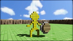 画像ギャラリー No.003のサムネイル画像 / キャラエディットも可能！「3Dドットゲームヒーローズ」新情報。スペランカーも正式参戦