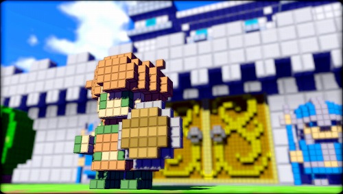 画像ギャラリー No.015のサムネイル画像 / キャラエディットも可能！「3Dドットゲームヒーローズ」新情報。スペランカーも正式参戦