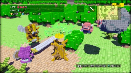 画像ギャラリー No.007のサムネイル画像 / 思わず心が折れちゃう裏モードも搭載，PS3「3Dドットゲームヒーローズ」の最新情報を公開