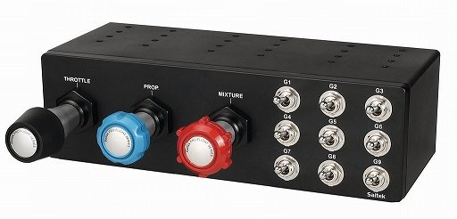 画像ギャラリー No.002のサムネイル画像 / Mad Catz,フライトシミュレータ用3軸スロットルコントローラとコックピット情報表示パネルを5月25日に発売