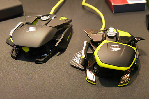 画像ギャラリー No.006のサムネイル画像 / ［TGS 2015］Mad Catzが国内未発表のゲーマー向けマウスとワイヤレスヘッドセットを披露。小型アケコンの実機サンプルも
