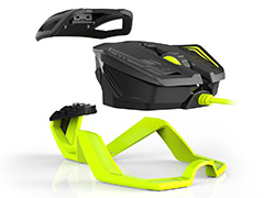 Mad Catz，シャシーとセンサー＆ボタン，パームレストだけのマウス「R.A.T. 1」を発表。3Dプリンターで筐体をフルカスタマイズ可能に