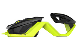 画像ギャラリー No.004のサムネイル画像 / Mad Catz，シャシーにセンサーとボタン，パームレストをはめて使うマウス「R.A.T. 1」を国内発売。税込価格は約3800円