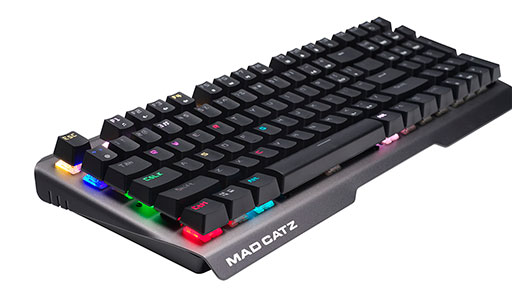 画像ギャラリー No.005のサムネイル画像 / Mad Catz,新開発スイッチ搭載のゲーマー向け軽量マウス「M.O.J.O. M1」とCherry赤軸採用の英語フルキーボードを国内発売