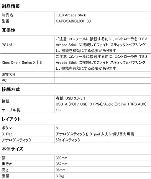 画像ギャラリー No.005のサムネイル画像 / Mad Catzのアケコン「T.E.3」がPS5やSwitchにも対応して12月上旬に発売。ゲーマー向けヘッドセットや椅子も同時に