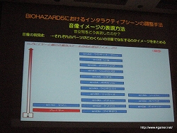 画像ギャラリー No.014のサムネイル画像 / ［CEDEC 2009］「バイオハザード5」制作で見せたカプコンの超こだわりサウンド制作手法