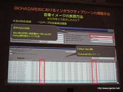 画像ギャラリー No.016のサムネイル画像 / ［CEDEC 2009］「バイオハザード5」制作で見せたカプコンの超こだわりサウンド制作手法