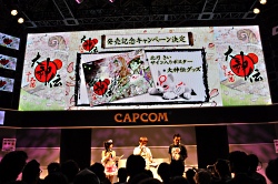 画像ギャラリー No.014のサムネイル画像 / ［TGS 2010］NDS「大神伝〜小さき太陽〜」のスペシャルステージ。プロデューサー江城氏とディレクター松下氏が攻略ポイントを指南