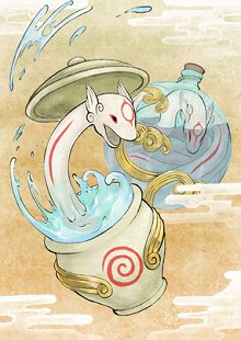 画像ギャラリー No.037のサムネイル画像 / 「大神伝 〜小さき太陽〜」復元や爆発など，さまざまな効果を持つ「筆しらべ」を駆使して仕掛けを解いていこう